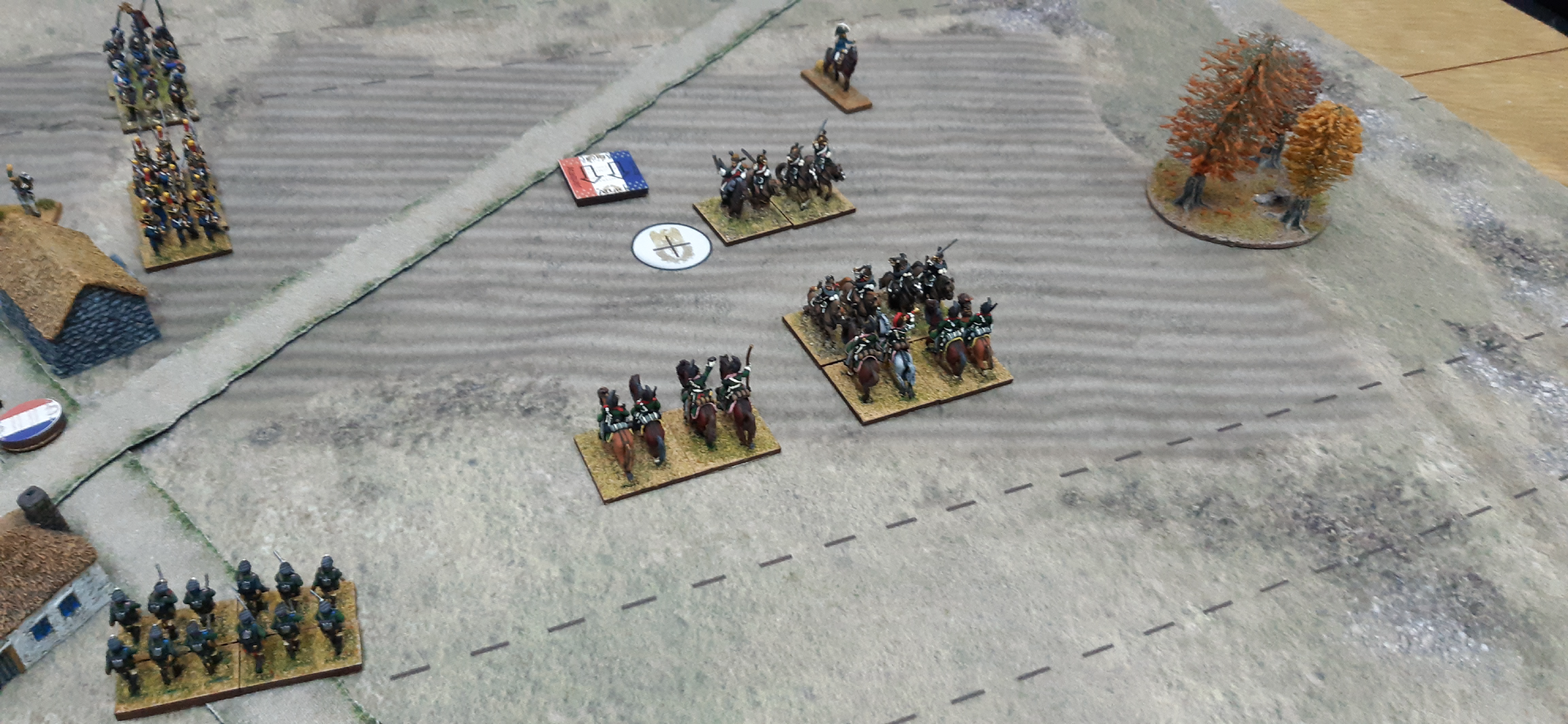 The cavalry clash