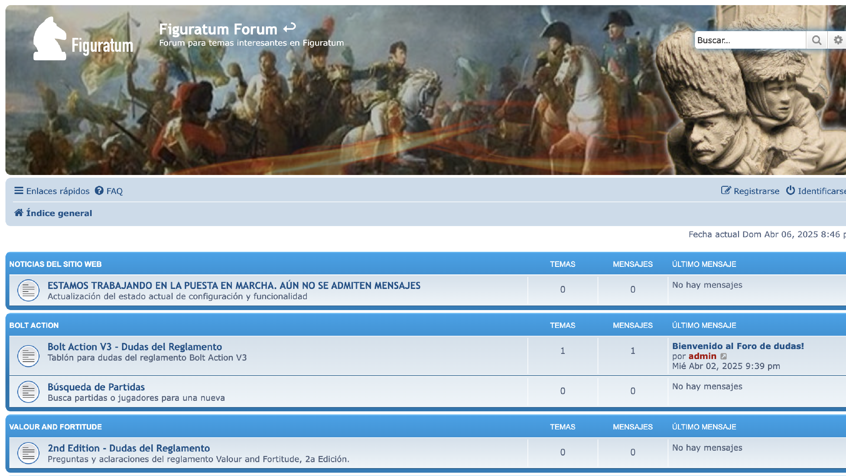 Preparing the New Forum